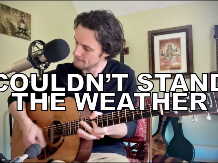 SRV – Couldnt Stand the Weather (acoustic cover)