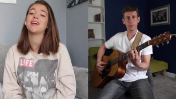 Ariana Grande & Justin Bieber – Stuck With U | Allie Sherlock & Phily Campbell cover